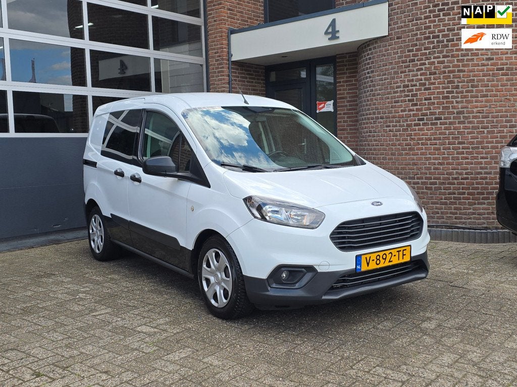 Ford Transit Courier 1.0 Trend Benzine |Grijs kenteken |Airc, Auto's, Bestelauto's, Voorwielaandrijving, Gebruikt, 100 pk, Origineel Nederlands