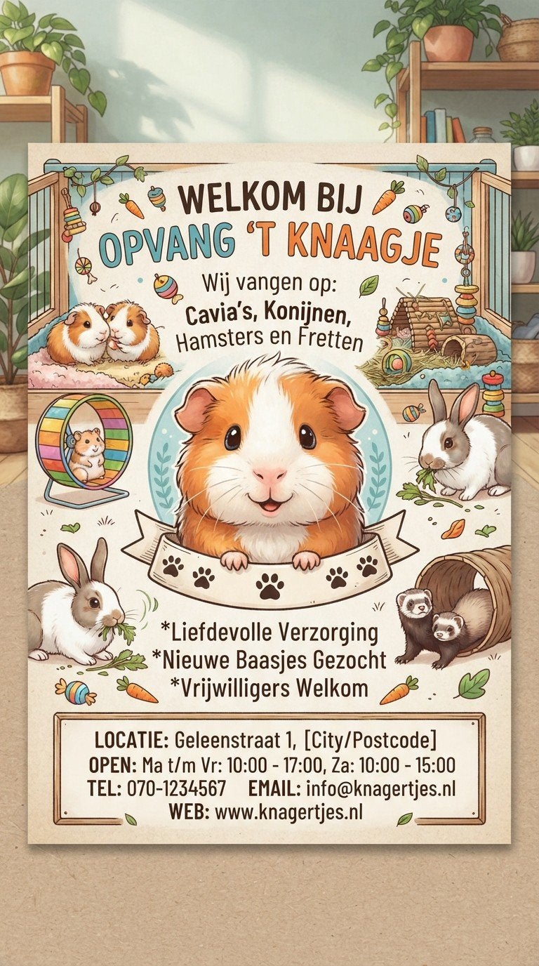 Opvangknaagdieren voor als u op vakantie bent. ook ratte, Juni, Geslacht onbekend, Overige typen, Tam