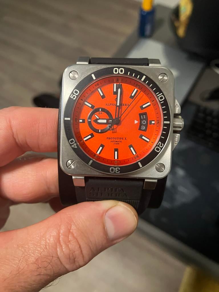 Alpha Sierra automatic Prototype X nr4 - Nieuw Polshorloge, Sieraden, Tassen en Uiterlijk, Horloges | Heren, Overige merken, Staal