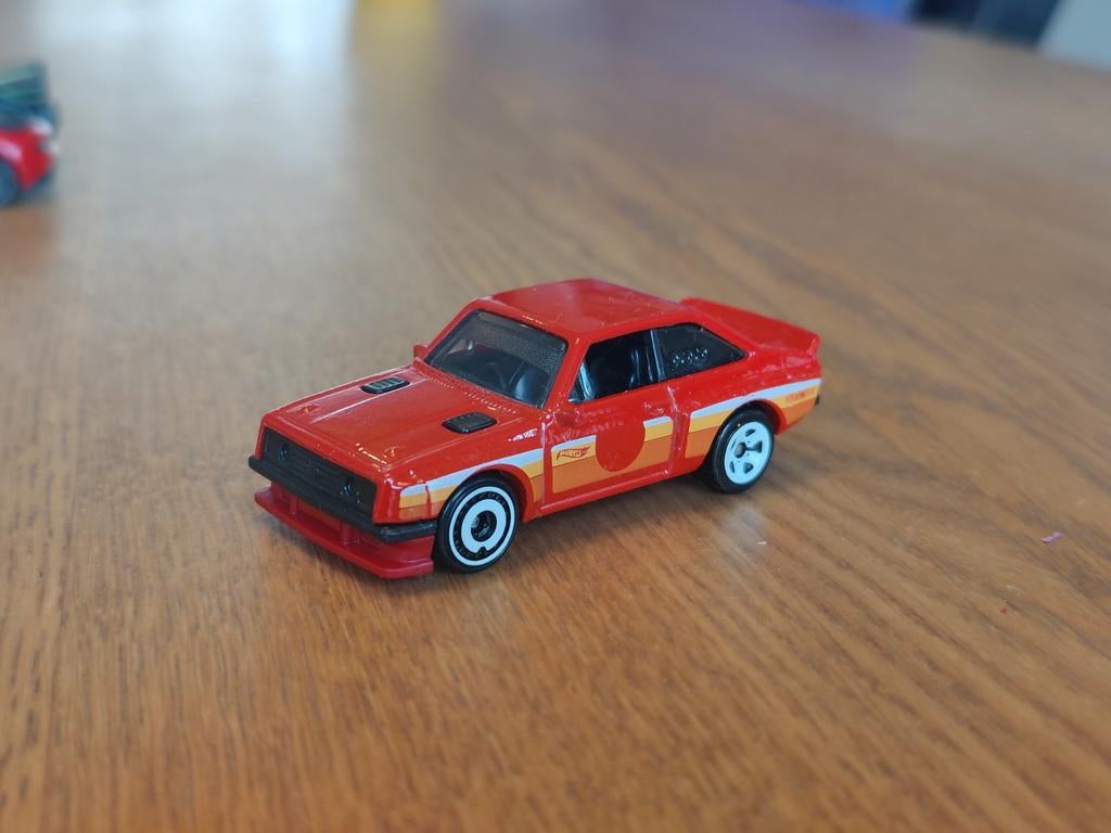 Hot Wheels Ford Escort RS2000 ROOD, Ophalen of Verzenden, Zo goed als nieuw, Auto