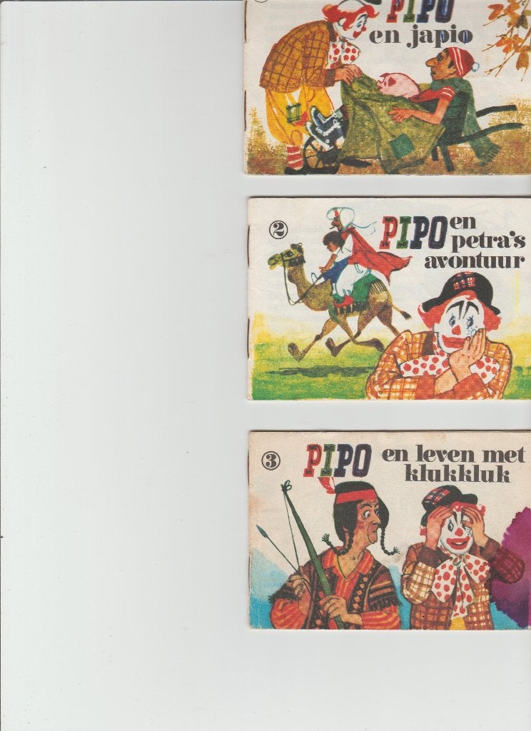 Complete serie Pipo boekjes van Sunil (5 stuks), Gelezen, W. Meuldijk - Ill. J. Wesseling, Complete serie of reeks, Ophalen of Verzenden