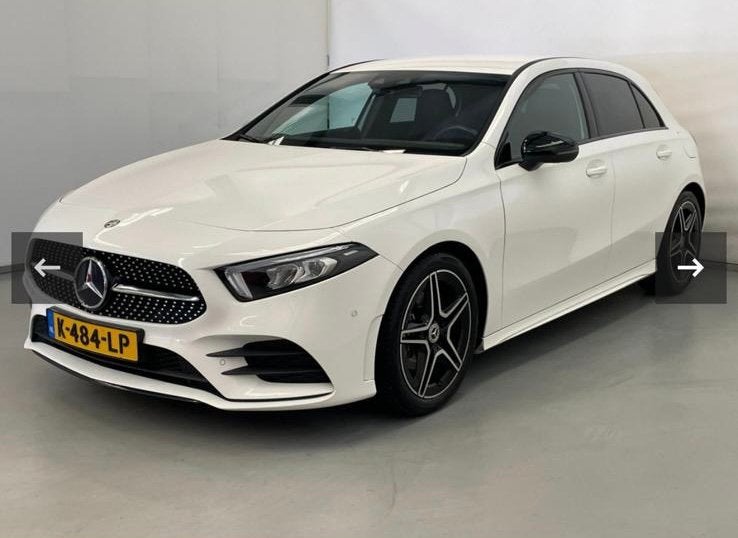 Mercedes-Benz A-Klasse A 180 AMG-Line 136pk 7G-DCT 2021 Wit, 136 pk, 4 cilinders, Leder en Stof, Wit