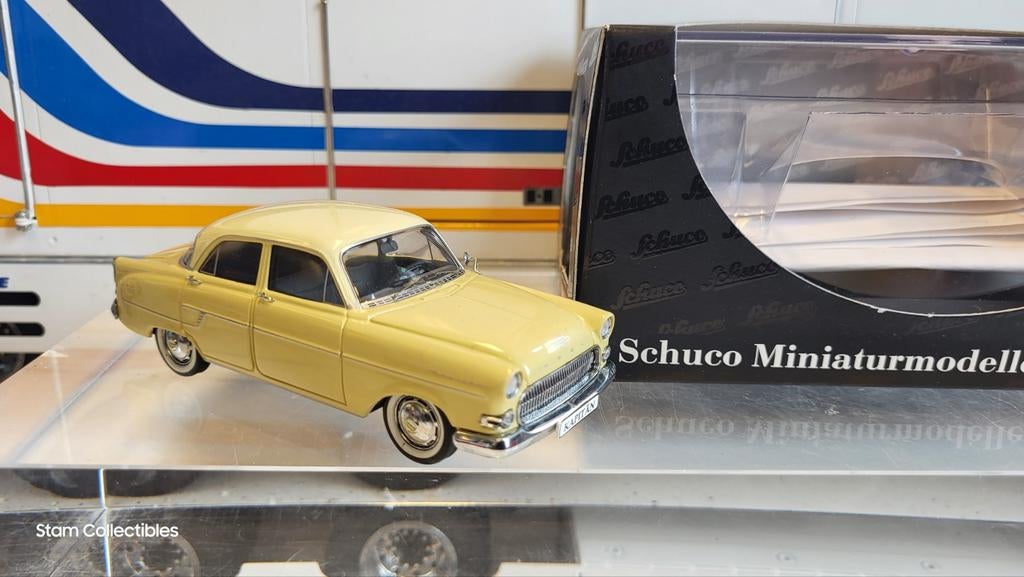 Schuco Opel Kapitan Yellow - 1956, Auto, Ophalen of Verzenden, Zo goed als nieuw, Schuco