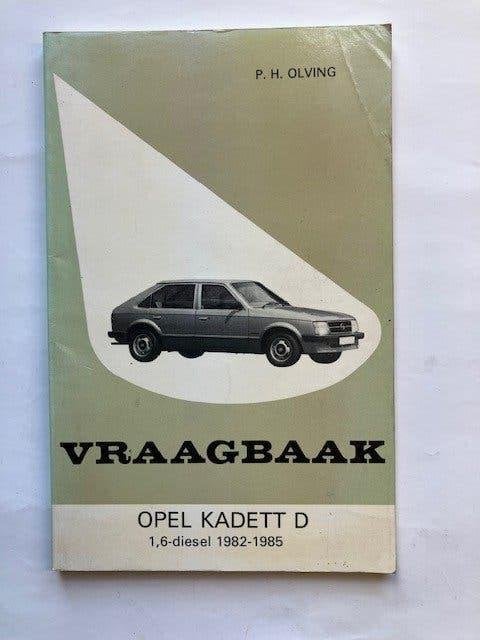 Vraagbaak     Opel   Kadett D    1.6 - diesel    1982 - 1985, Ophalen of Verzenden