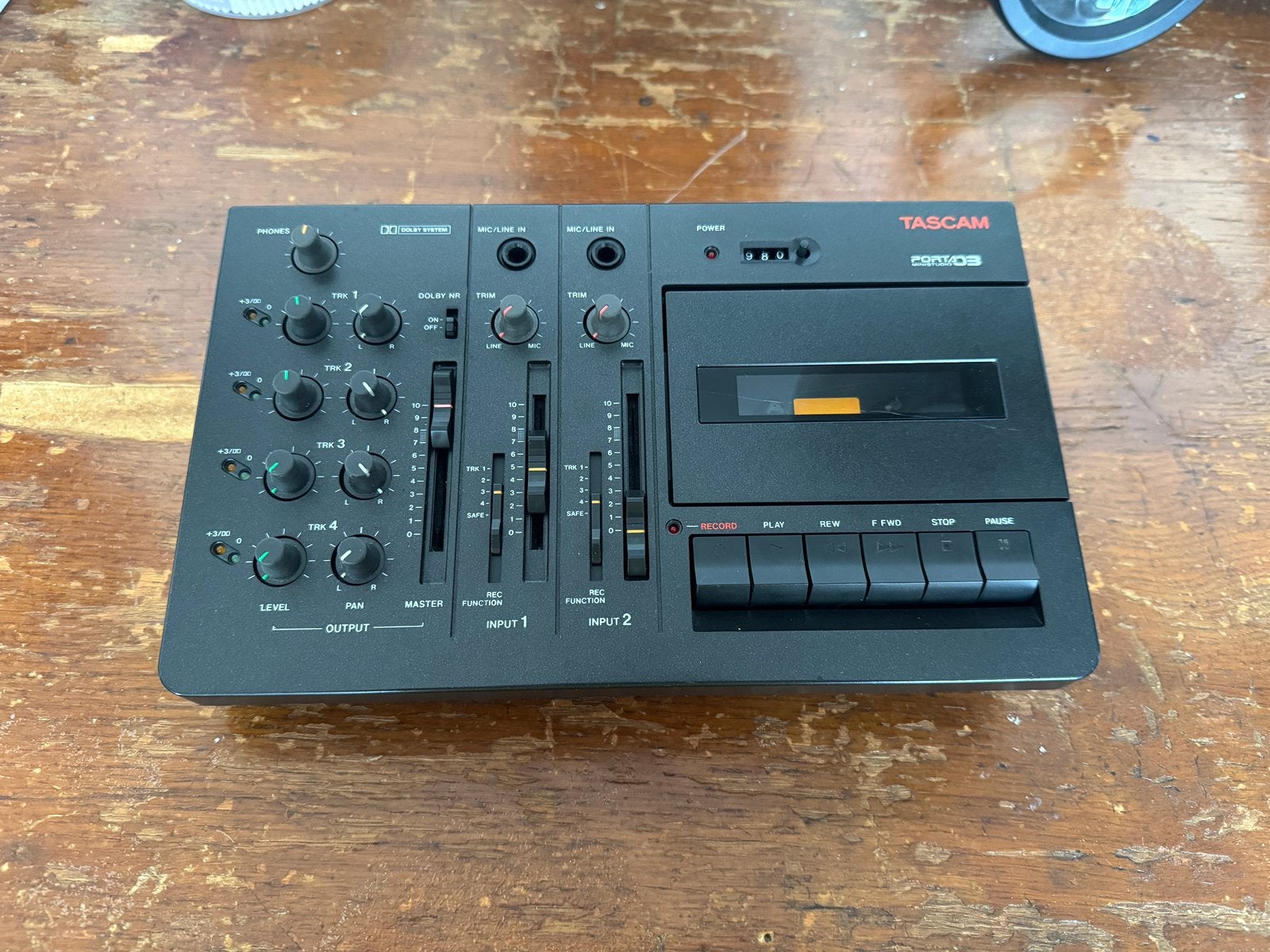 Tascam Ministudio Porta03 MKI (Serviced), Ophalen of Verzenden, Overige merken, Tape counter