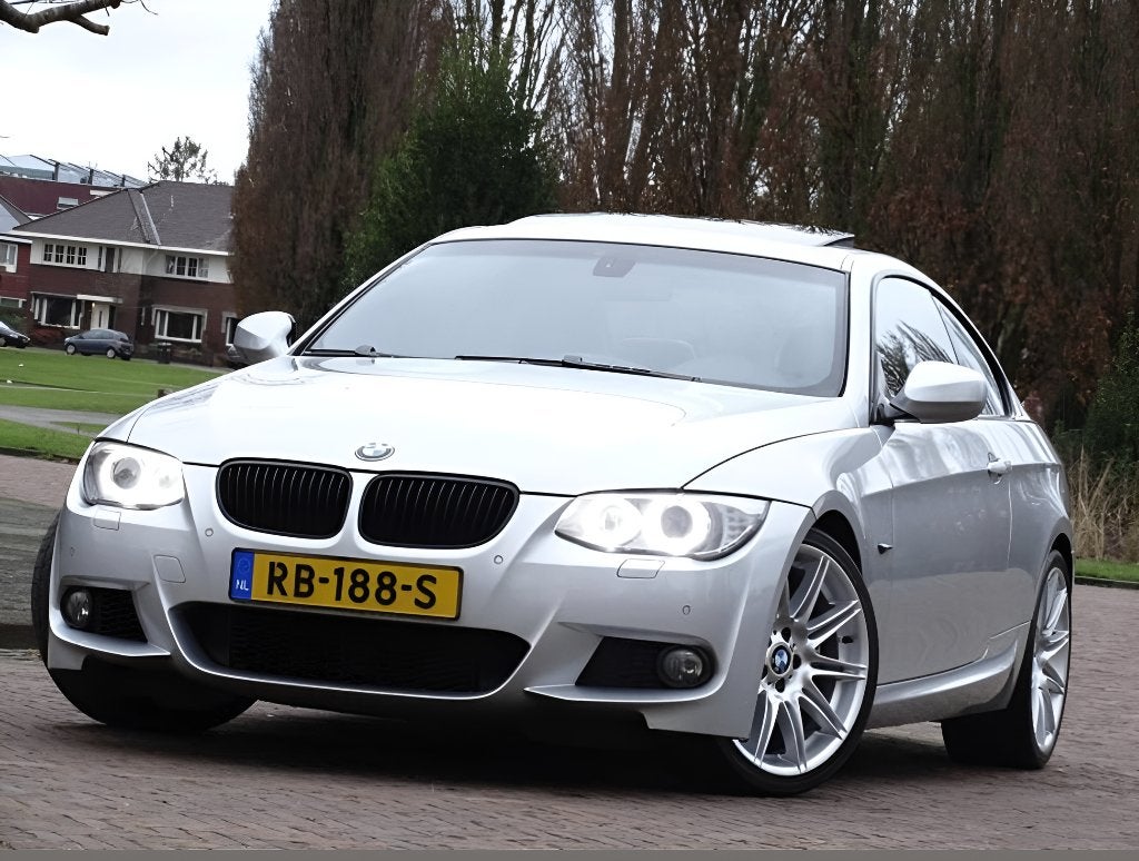 BMW 3-Serie Coupé 335i 306PK High Ex/M-sport/M-Perf.APK 9-27, Auto's, Automaat, Achterwielaandrijving, Zwart, 4 stoelen