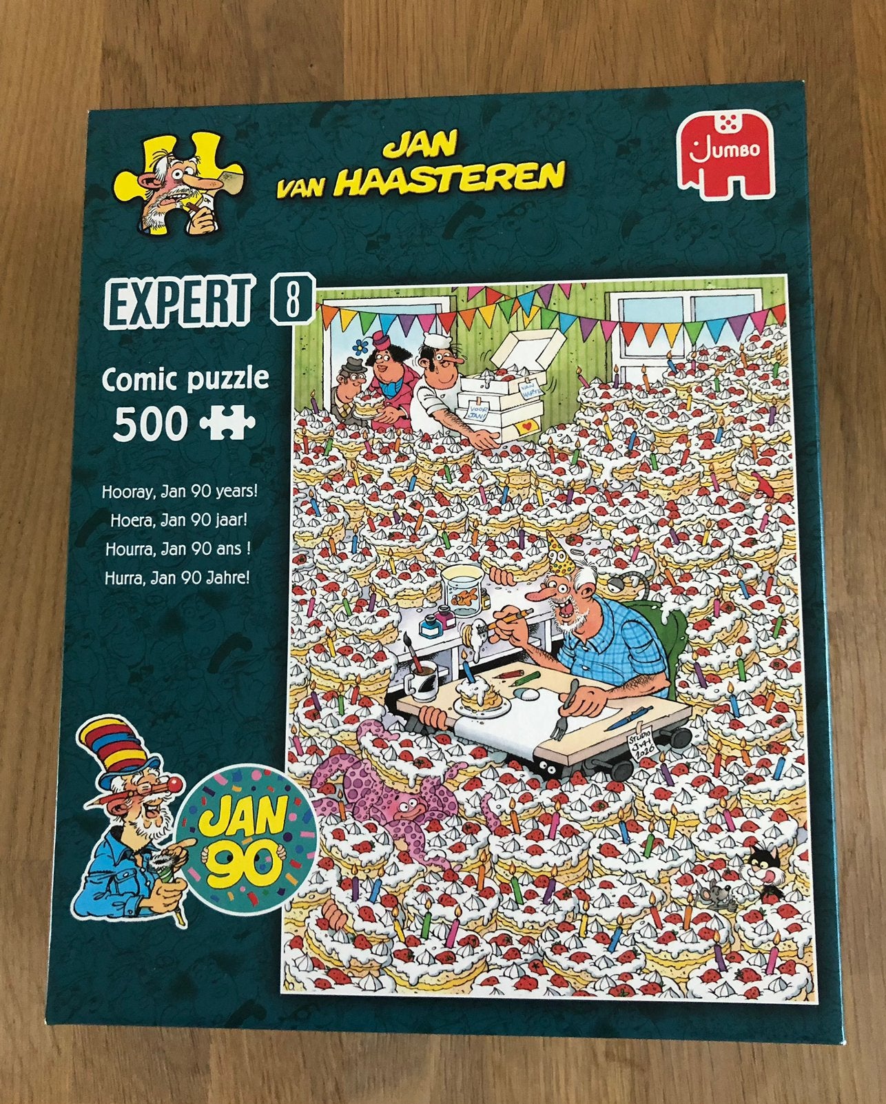Jan van Haasteren puzzel, Ophalen, 500 t/m 1500 stukjes, Zo goed als nieuw, Legpuzzel