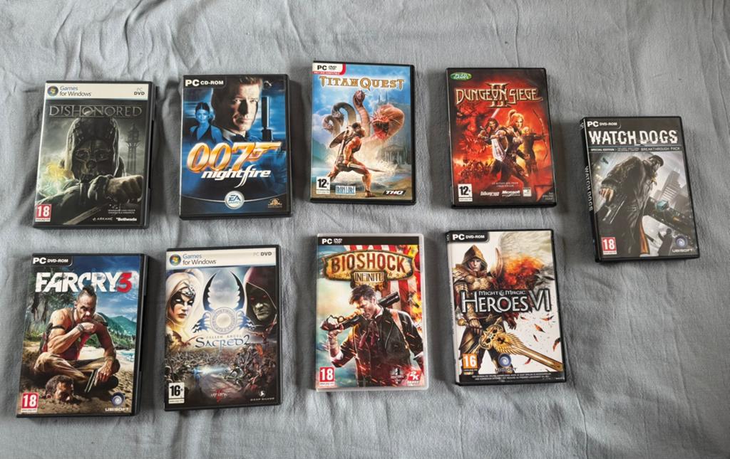 Bundel RPG en adventure games, Spelcomputers en Games, Games | Pc, Zo goed als nieuw, Avontuur en Actie, 1 speler, Vanaf 3 jaar