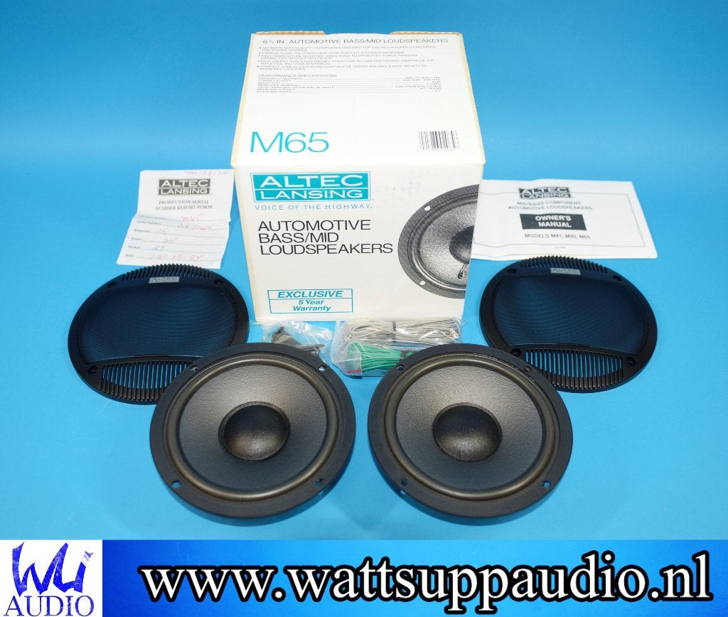 ALTEC LANSING M65 BASS/MID Speakers 16.5 cm( 6.5'')