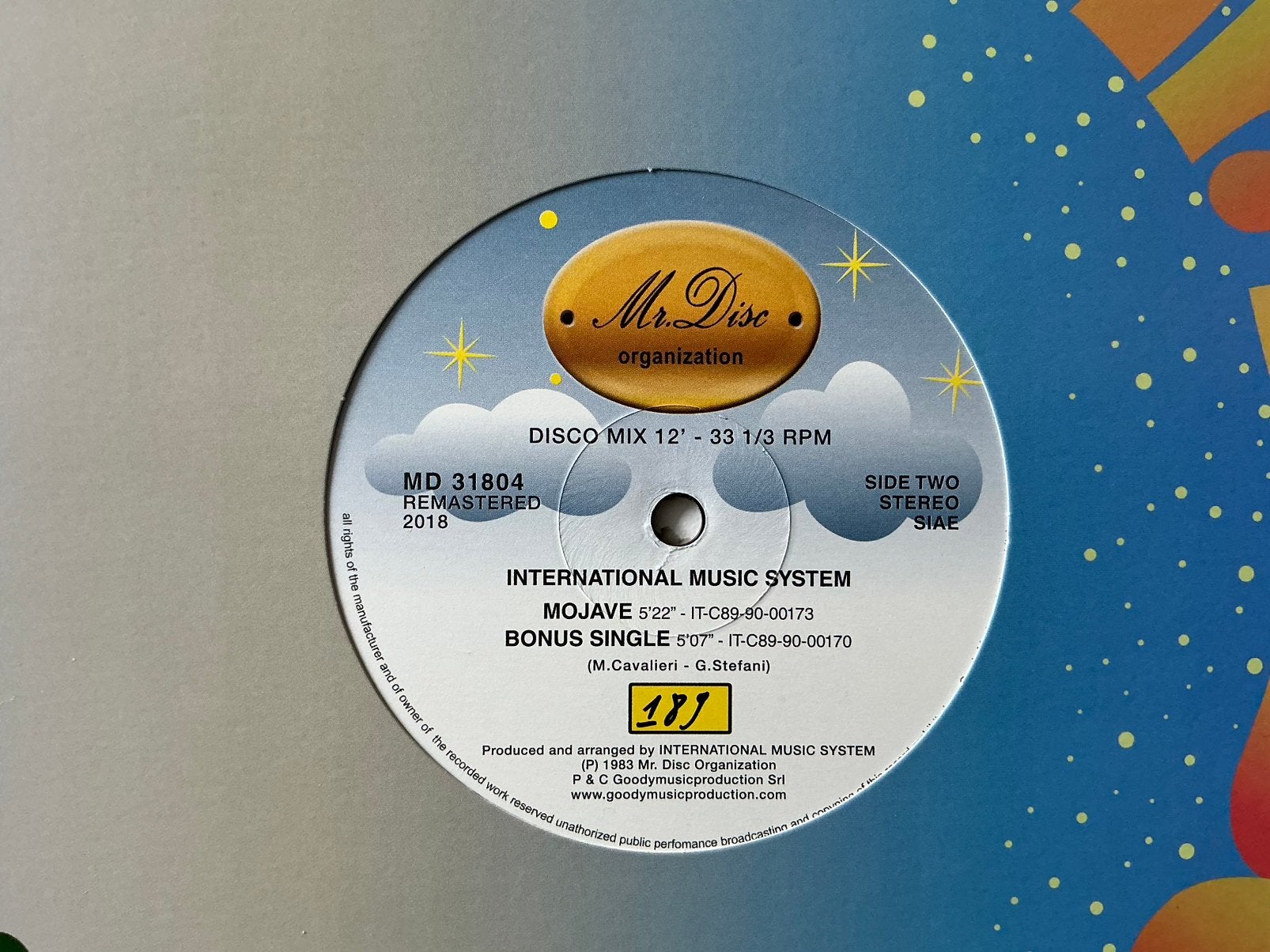 International Music System – nonline 12” Italo disco NIEUW, 1980 - 1989, Ophalen of Verzenden, 12 inch, Nieuw in verpakking