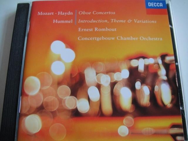 MOZART / HAYDN Oboe concertos CD ROMBOUT DECCA, Ophalen of Verzenden, Classicisme, Zo goed als nieuw, Orkest of Ballet