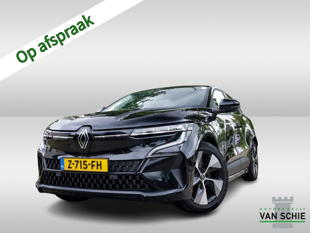 Renault Mégane E-Tech EV40 Boost Charge Equilibre 3-Fase 1e, Auto's, 12 maanden, Stof, Gebruikt, Zwart