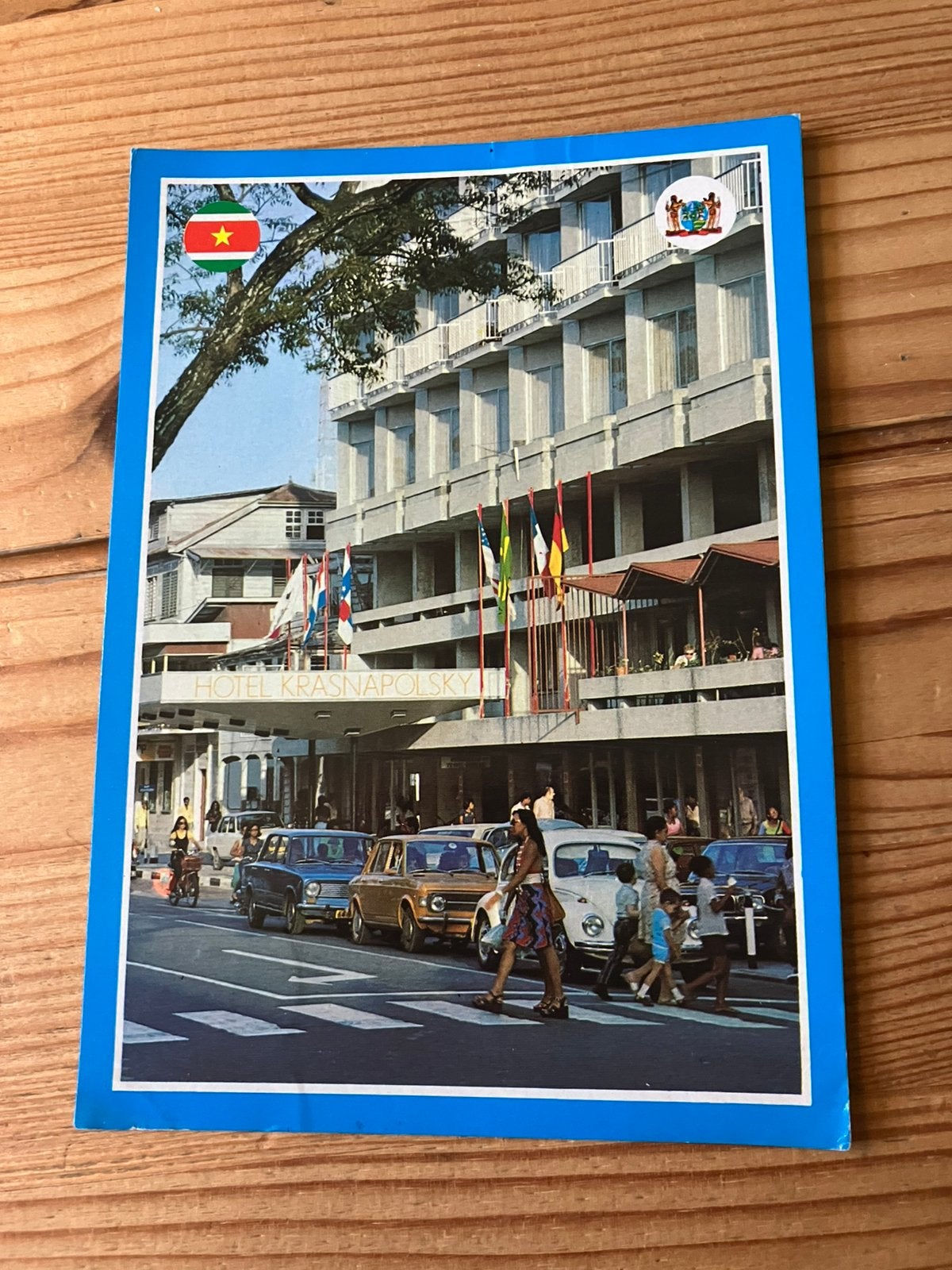 Ansichtkaart Suriname, paramaribo dominestraat, Ophalen of Verzenden
