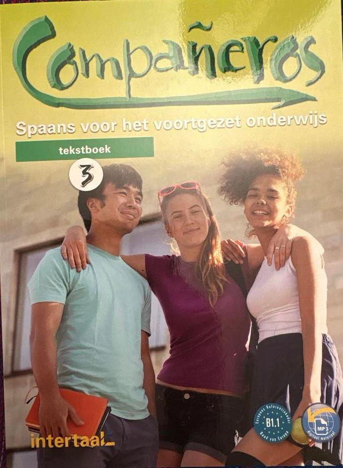 Compañeros Spaans tekstboek 3, Ophalen of Verzenden, Nieuw, MBO