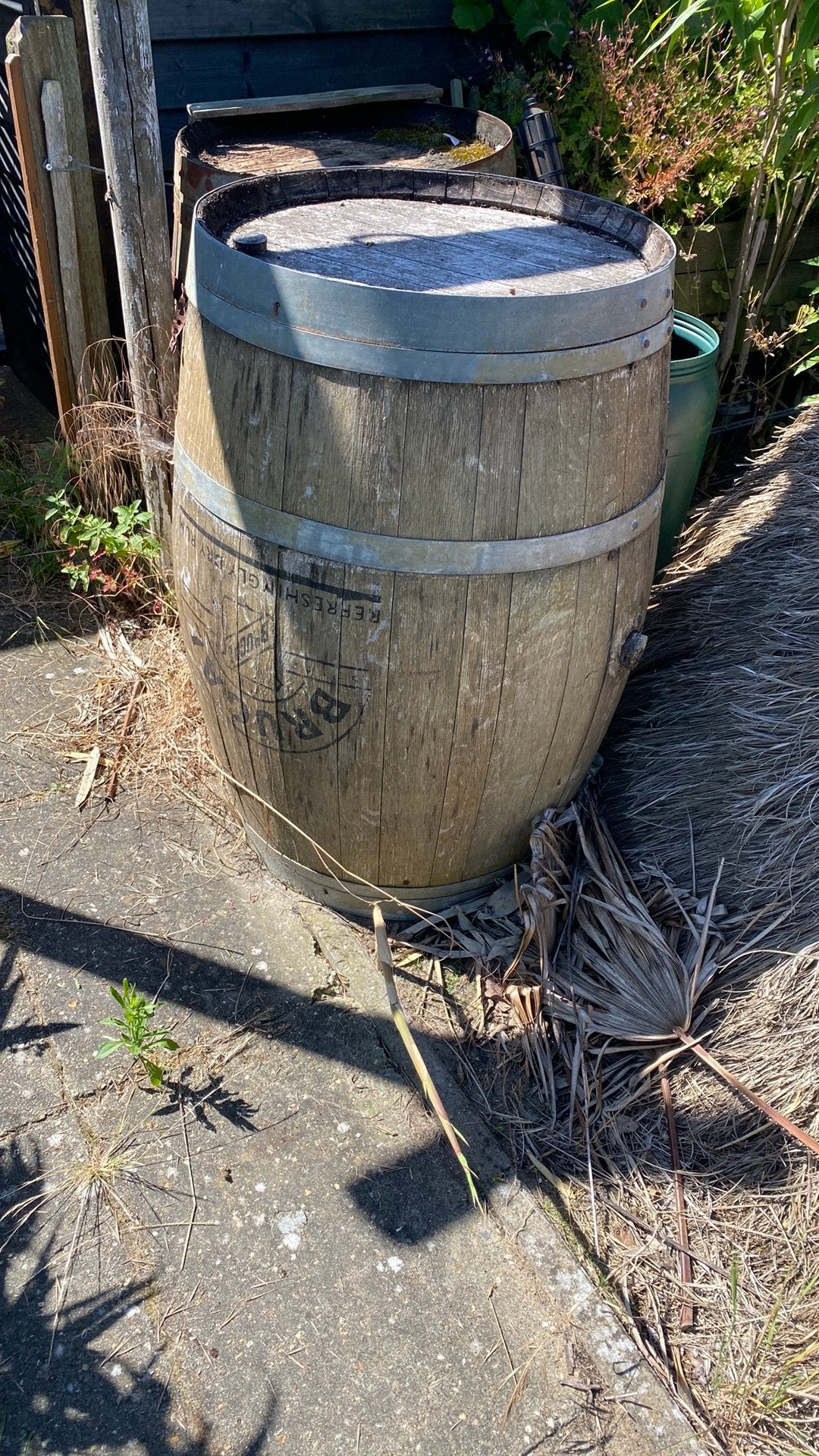 Diverse regentonnen, Tuin en Terras, Regentonnen, 150 liter of meer, Ophalen of Verzenden, Zo goed als nieuw