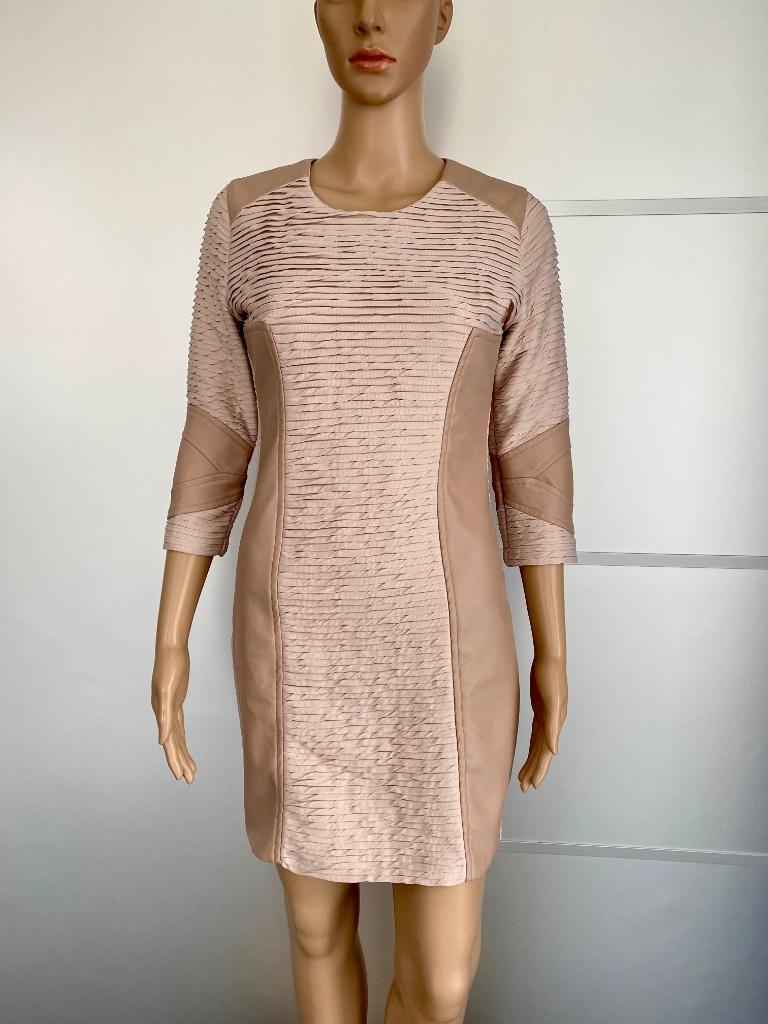 G330 SuperTrashh maat S=36 jurk jurkje roze/beige, Kleding | Dames, Jurken, Supertrash, Ophalen of Verzenden, Zo goed als nieuw