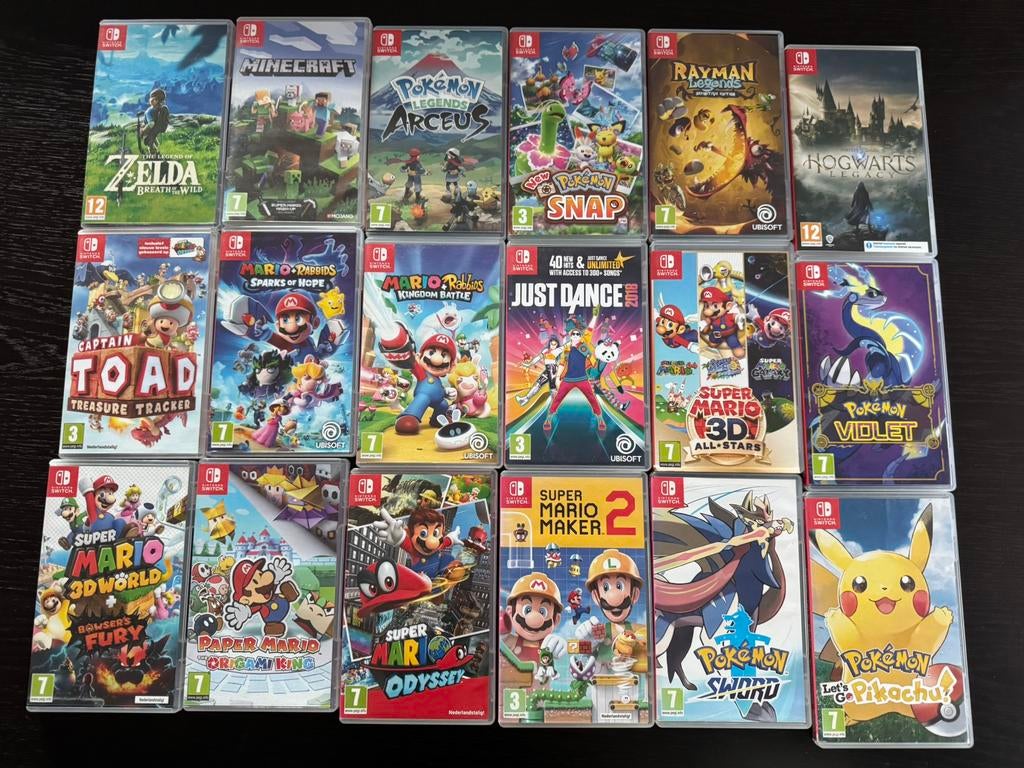 Nintendo Switch 1&2games – Mario, Pokémon, Zelda-NIEUWSTAAT, Spelcomputers en Games, Games | Nintendo Switch, Avontuur en Actie