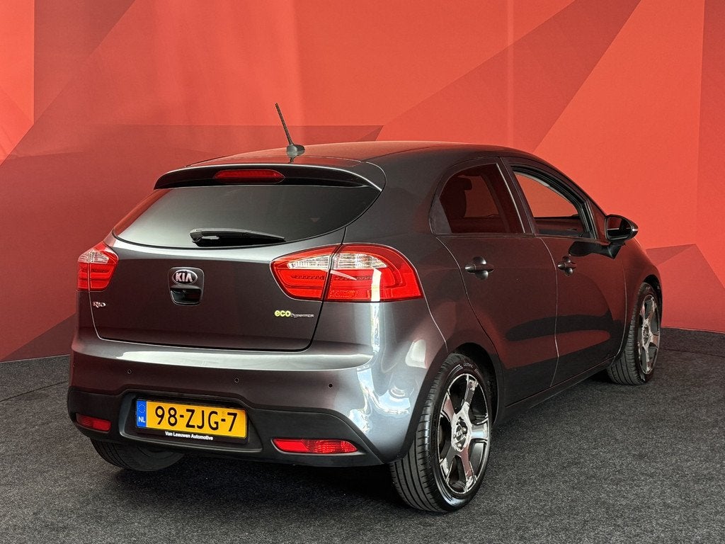 Kia Rio 1.2 CVVT Super Pack | Climate Control | Navigatie |, Euro 5, Zwart, 4 cilinders, Origineel Nederlands