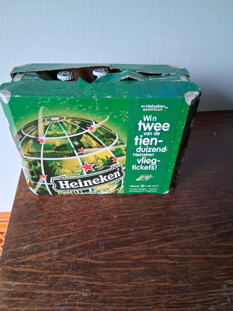 Vintage Heineken 10-pack verpakking, Ophalen of Verzenden