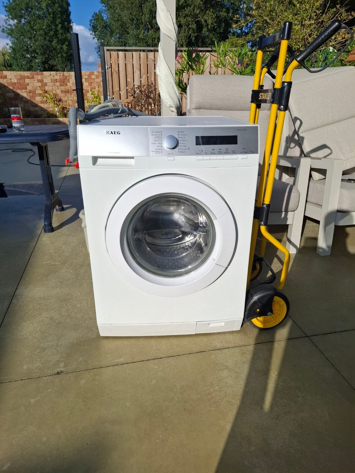 AEG Lavamat Protex 7 kg wasmachine, Ophalen, Gebruikt, Wolwasprogramma, Voorlader