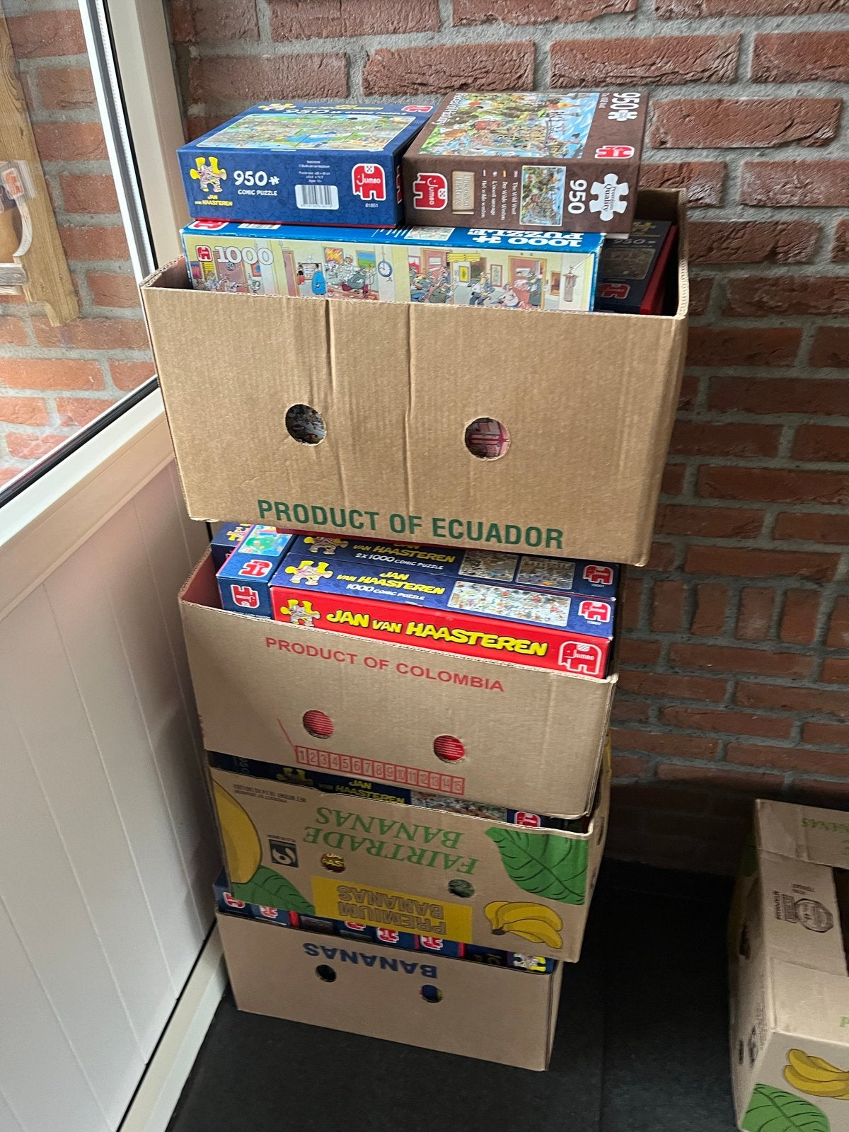 Jan van Haasteren Puzzels - Diverse Aantallen Stukjes, Ophalen, 500 t/m 1500 stukjes, Gebruikt, Legpuzzel