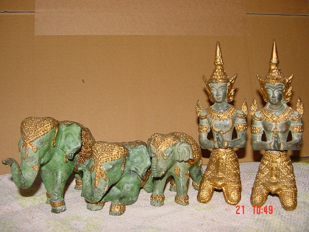 bronzen beeldjes, Antiek en Kunst, Antiek | Koper en Brons, Ophalen, Brons