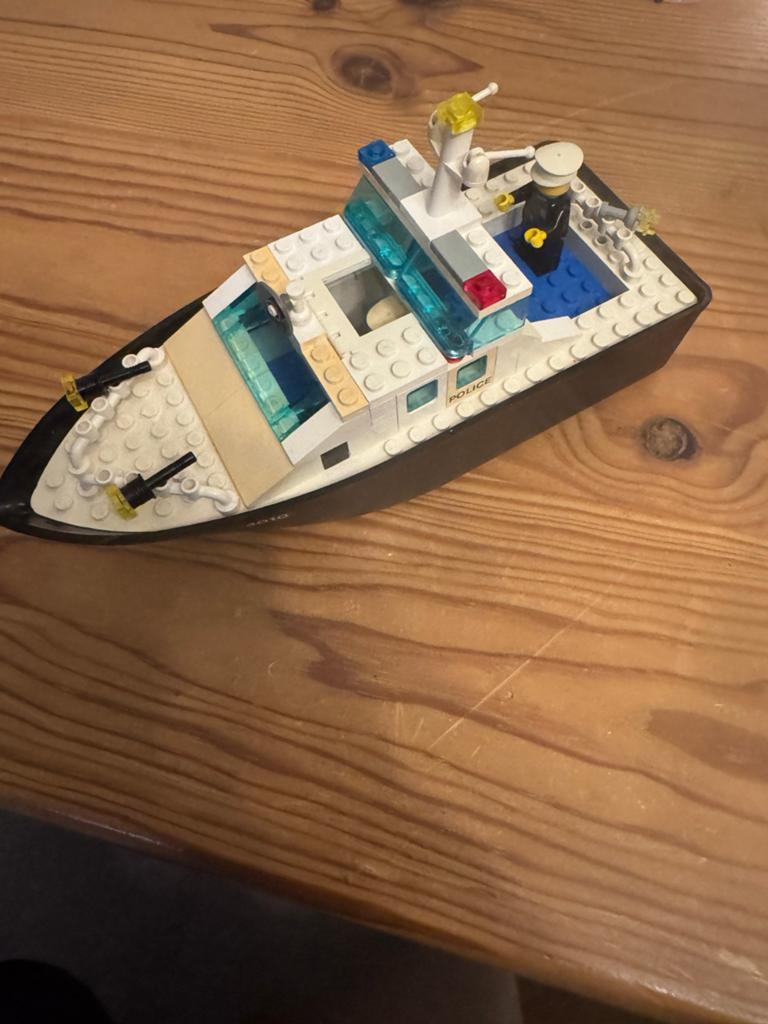 LEGO Politieboot 4010 compleet en drijvend, Ophalen of Verzenden, Zo goed als nieuw