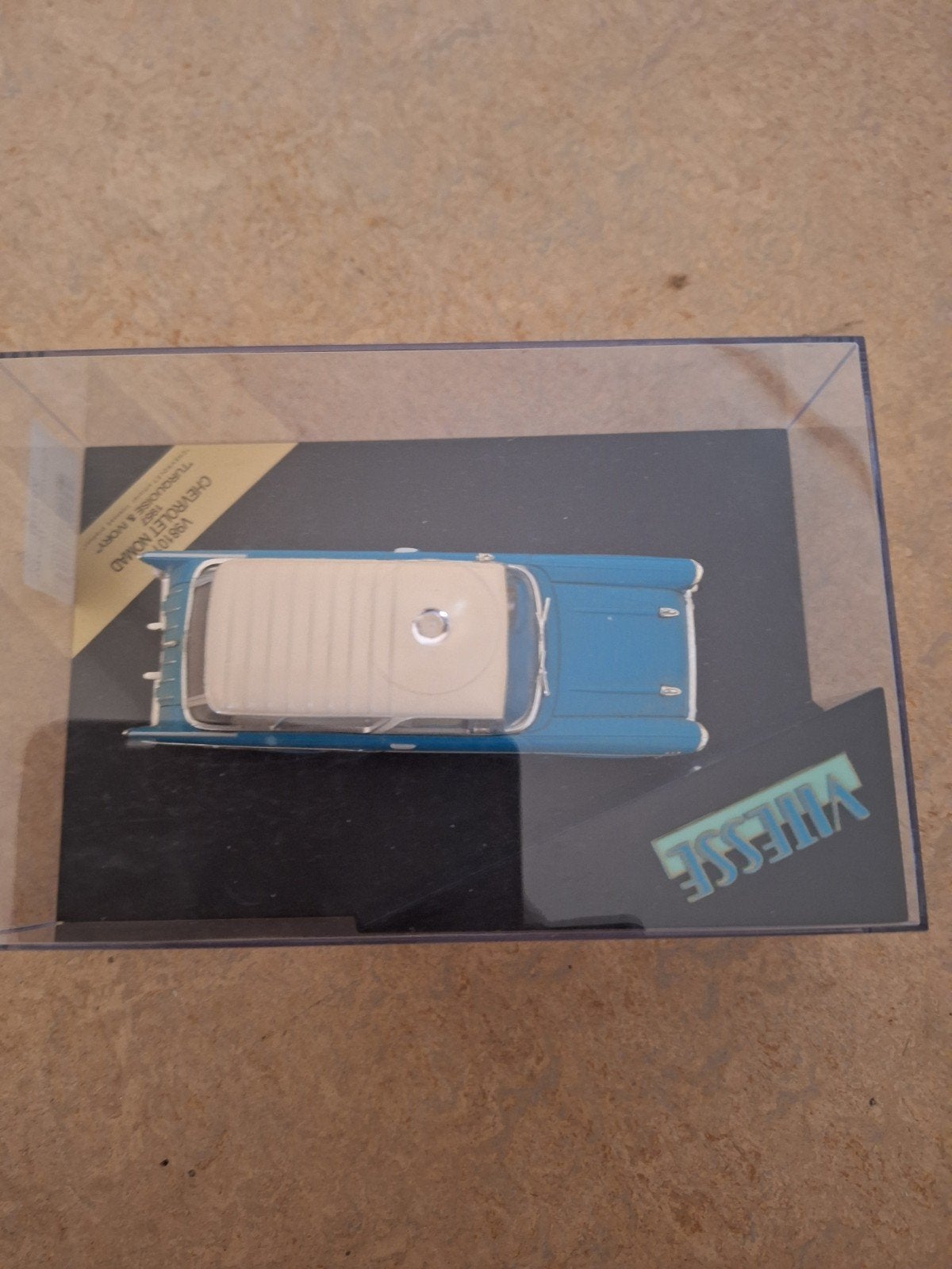 Vitesse Chevrolet Nomad 1957 Modelauto - Blauw/Wit, Overige merken, Auto, 1:32 tot 1:50, Ophalen of Verzenden