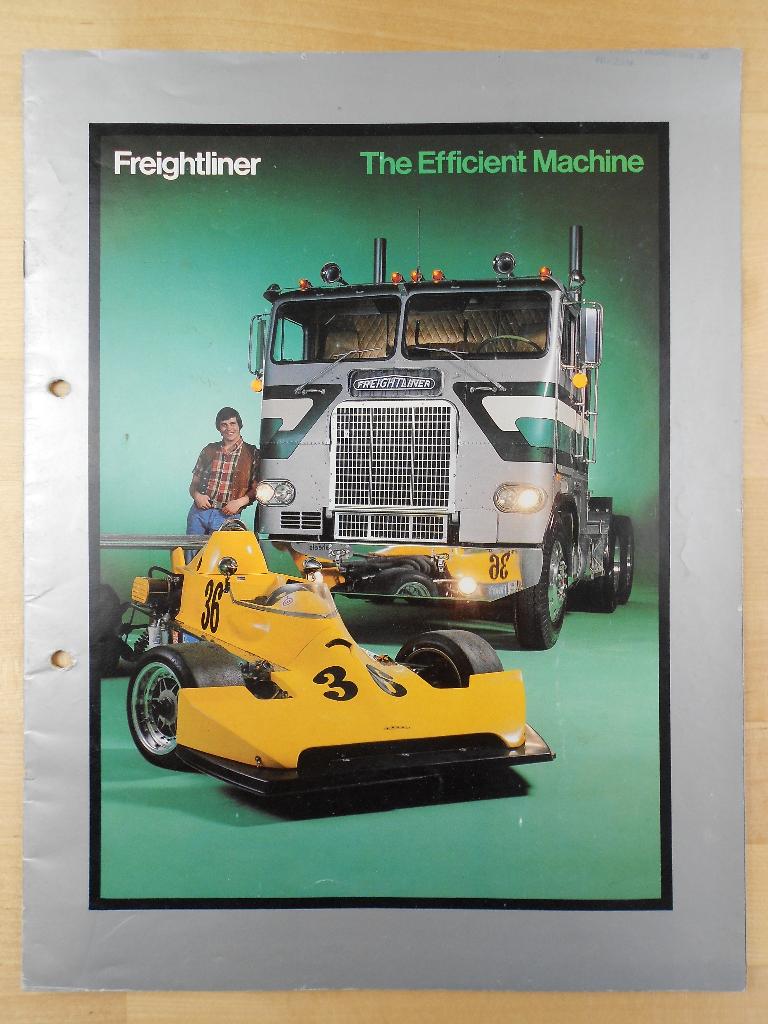 Freightliner Brochure 1978 – Powerliner Front, Ophalen of Verzenden, Zo goed als nieuw, Overige merken, Freightliner