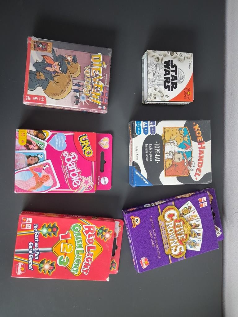 Kaartspellen koehandel dieven star wars cubes, Verzamelen, Ophalen of Verzenden, Zo goed als nieuw, Speelkaart(en)