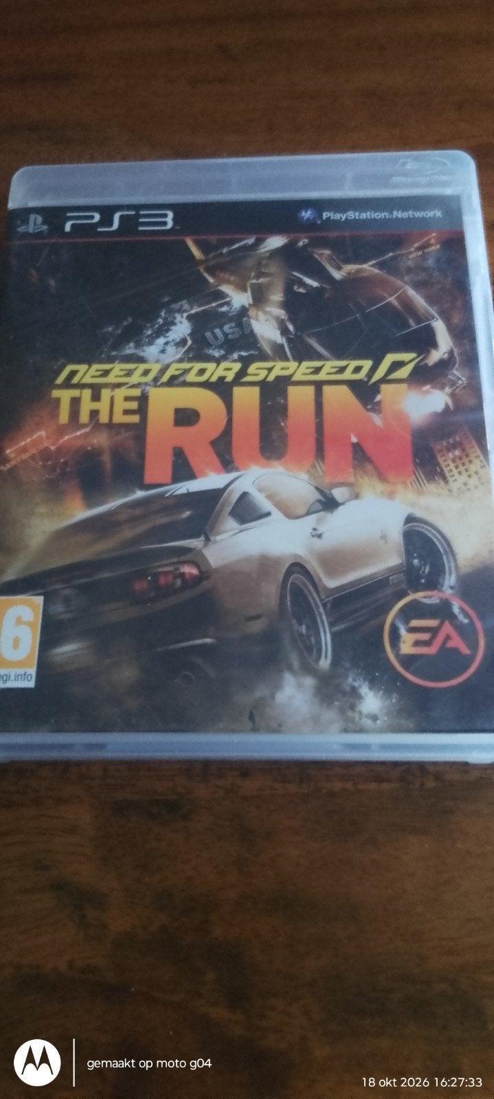 Need for Speed: The Run - PS3 Racegame, Ophalen, Online, Gebruikt, 1 speler