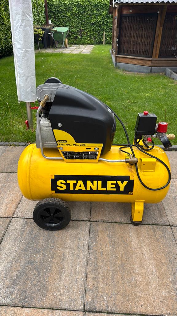 Stanley compressor 50 liter, Ophalen, Gebruikt, 6 tot 10 bar, 25 tot 100 liter