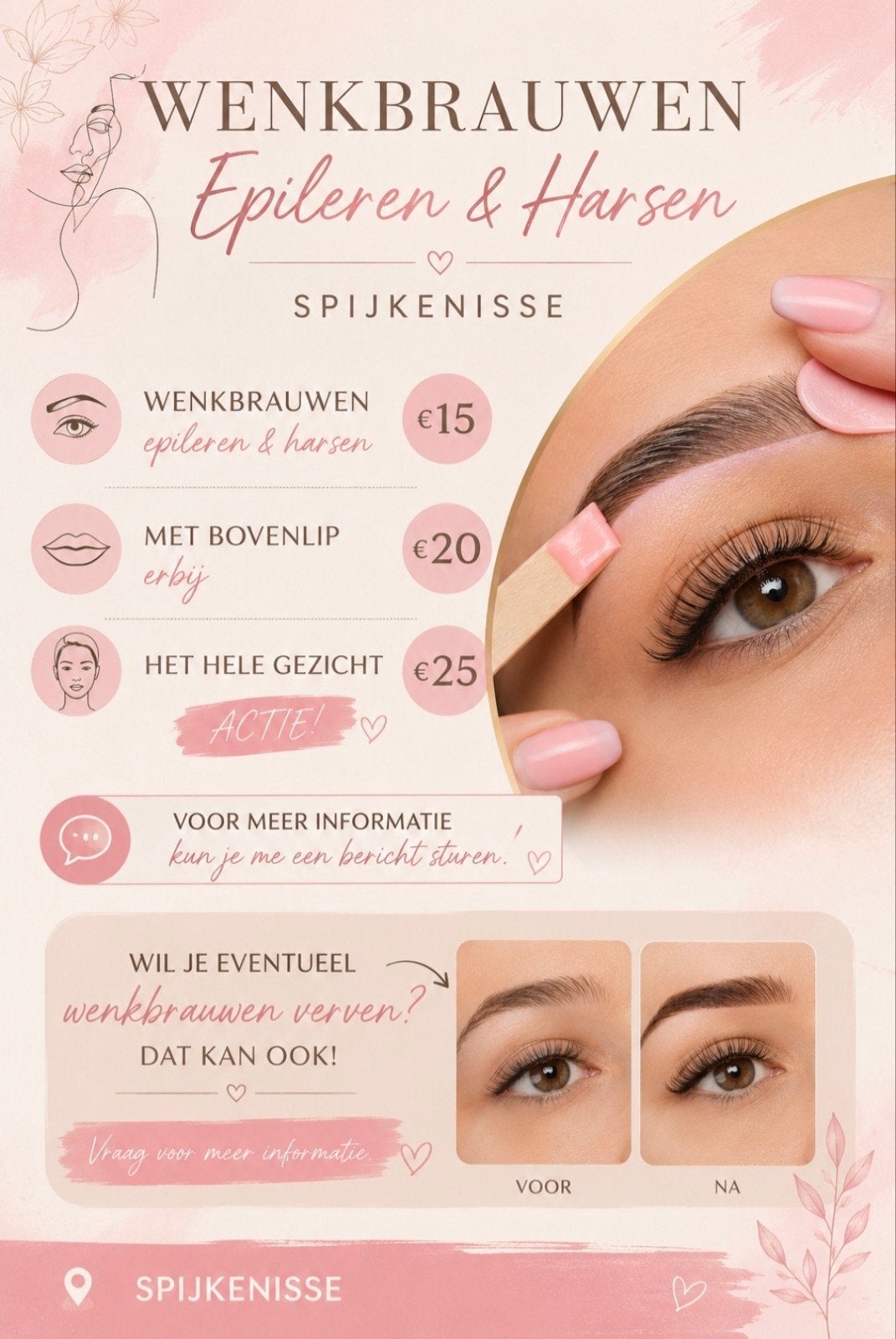 biab nagelstyliste, wenkbrauwen waxen, Ophalen of Verzenden, Nieuw