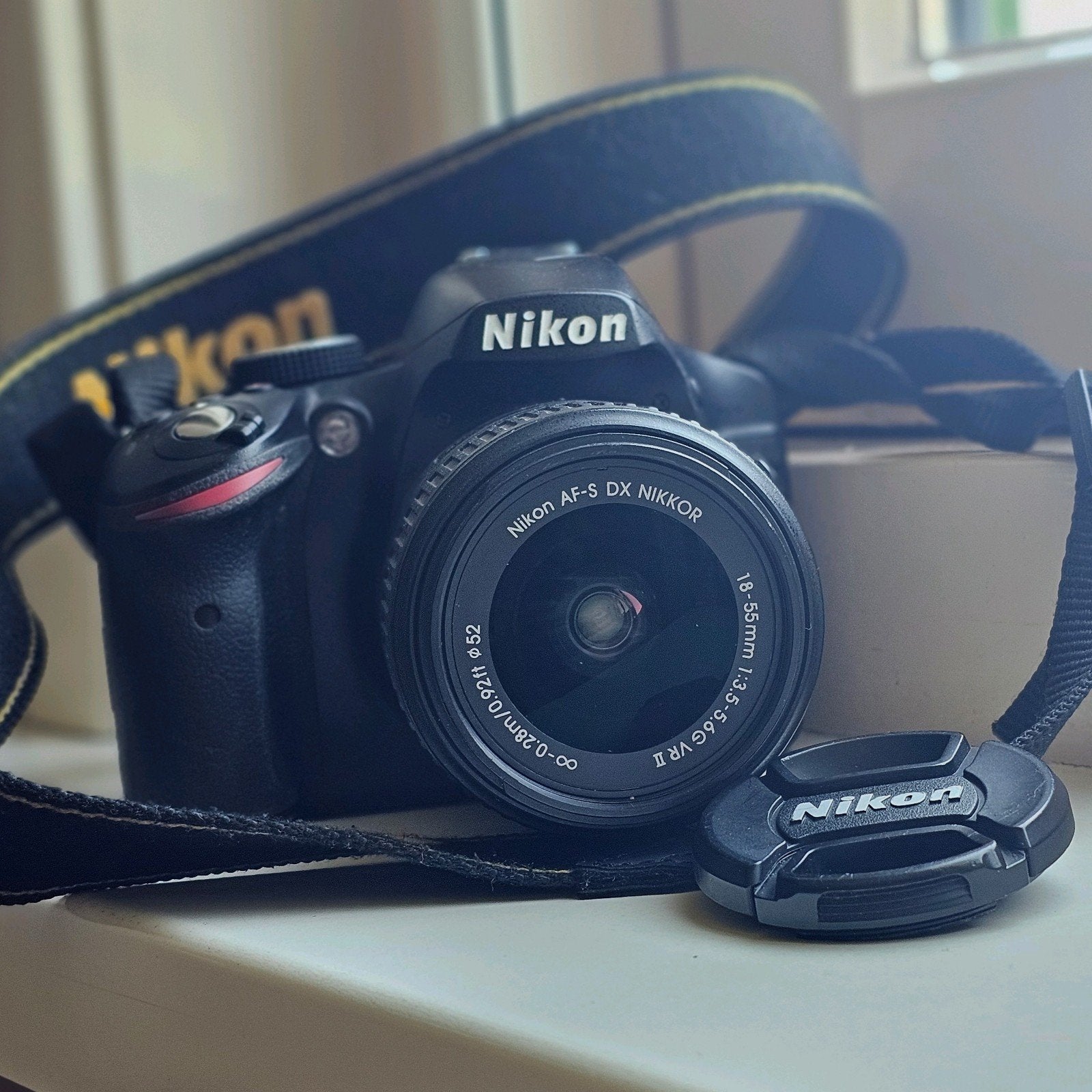 Te koop: Nikon D3200 met een Nikon 18-140mm lens!!, Gebruikt, Zoom, Nikon, Ophalen of Verzenden
