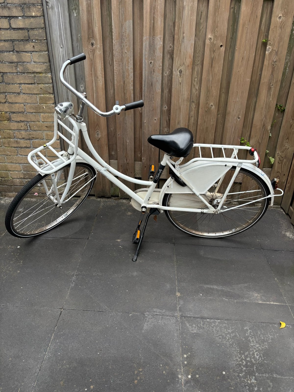 Fiets 28 inch met voordrager, Terugtraprem, Gebruikt, Minder dan 47 cm, Ophalen