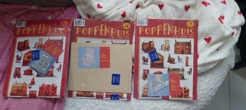 MINIATUUR SET voor DEL PRADO POPPENHUIS 86, 44 EN 35, Ophalen of Verzenden, Nieuw, Gebruiksvoorwerp