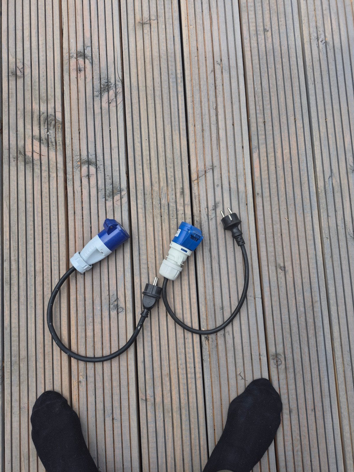 Verleng snoer 220v naar kracht 12amp en 16 amp, Ophalen of Verzenden