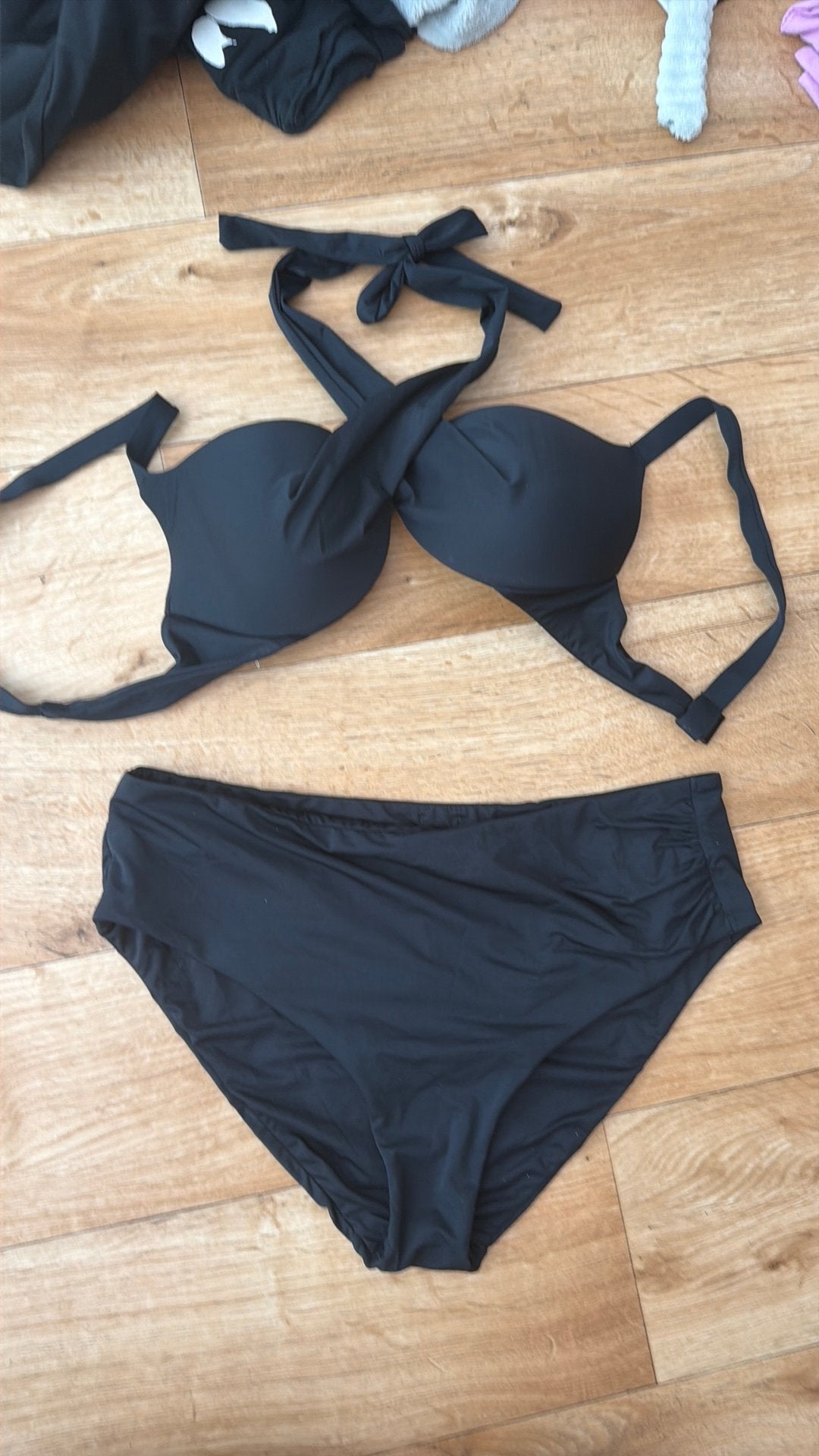 Calzedonia Bikini Zwart - L, Ophalen of Verzenden, Zo goed als nieuw, Zwart, Bikini