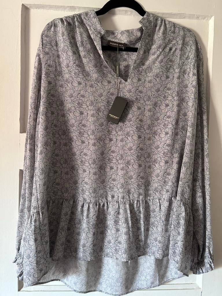 Repeat blouse, Ophalen of Verzenden, Nieuw, Maat 38/40 (M), Grijs