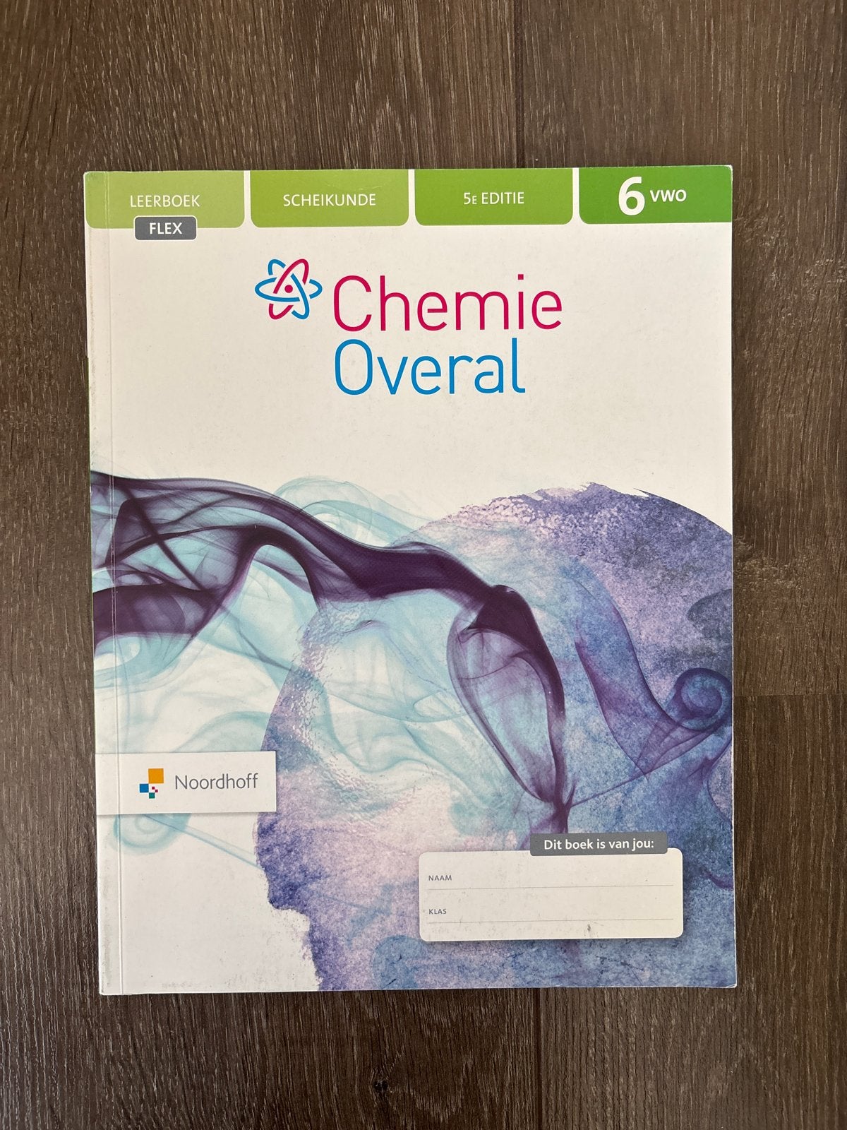 Chemie Overal 6 VWO Leerboek 5e editie Noordhoff, Boeken, Ophalen of Verzenden, Zo goed als nieuw, VWO, Scheikunde