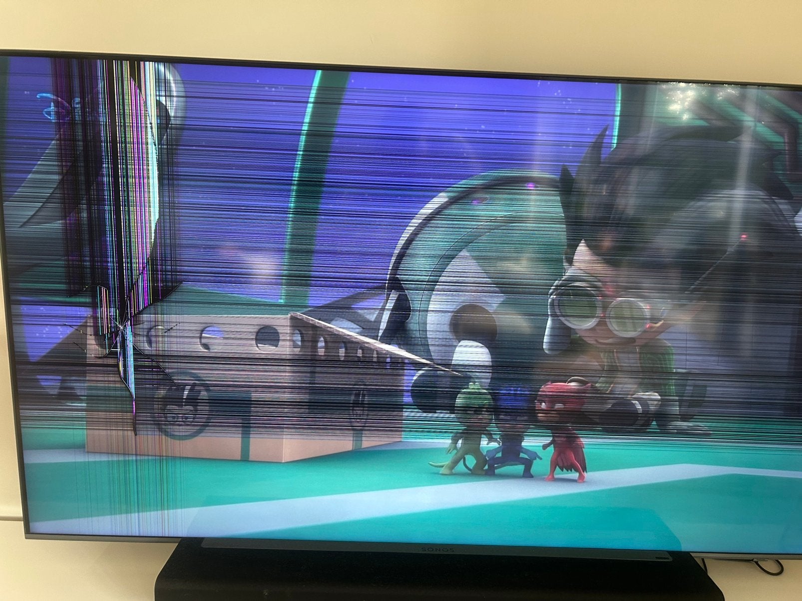 GRATIS AF TE HALEN Samsung 65 inch tv defect, Ophalen, Zo goed als nieuw, 100 cm of meer, Samsung