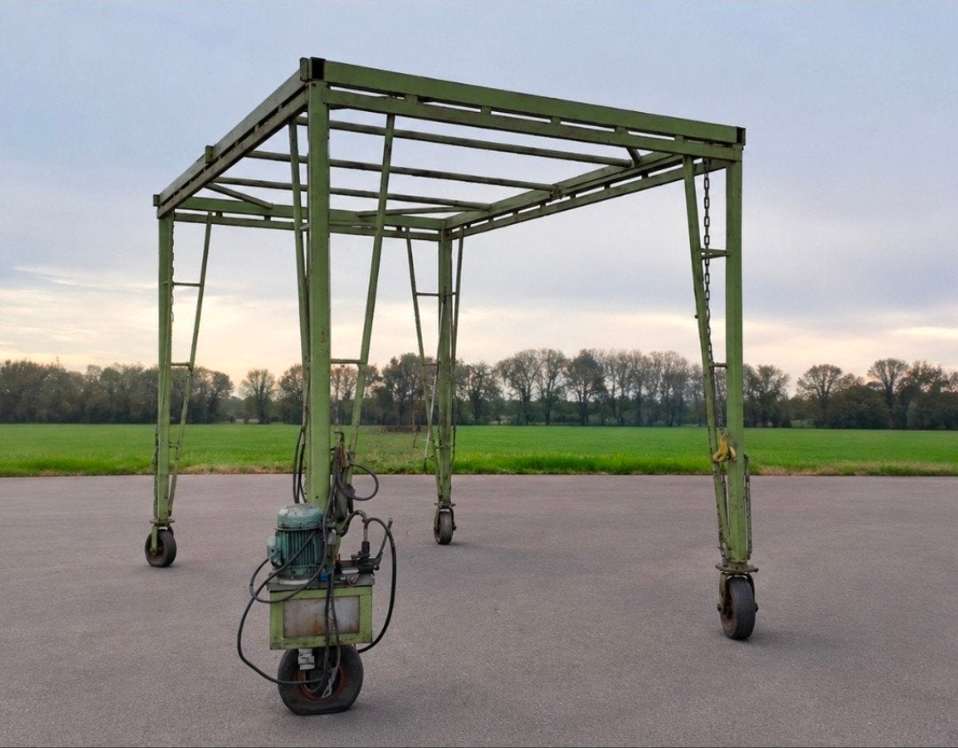 Hydraulische bootkraan bootlift 5x3 voor boten tot 8m/4000kg, Ophalen, Gebruikt, Motor en Techniek