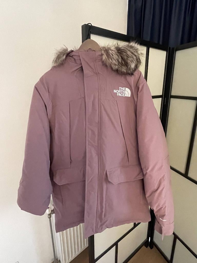 North Face Men's Winter Coat, Ophalen, Maat 48/50 (M), Zo goed als nieuw, Roze
