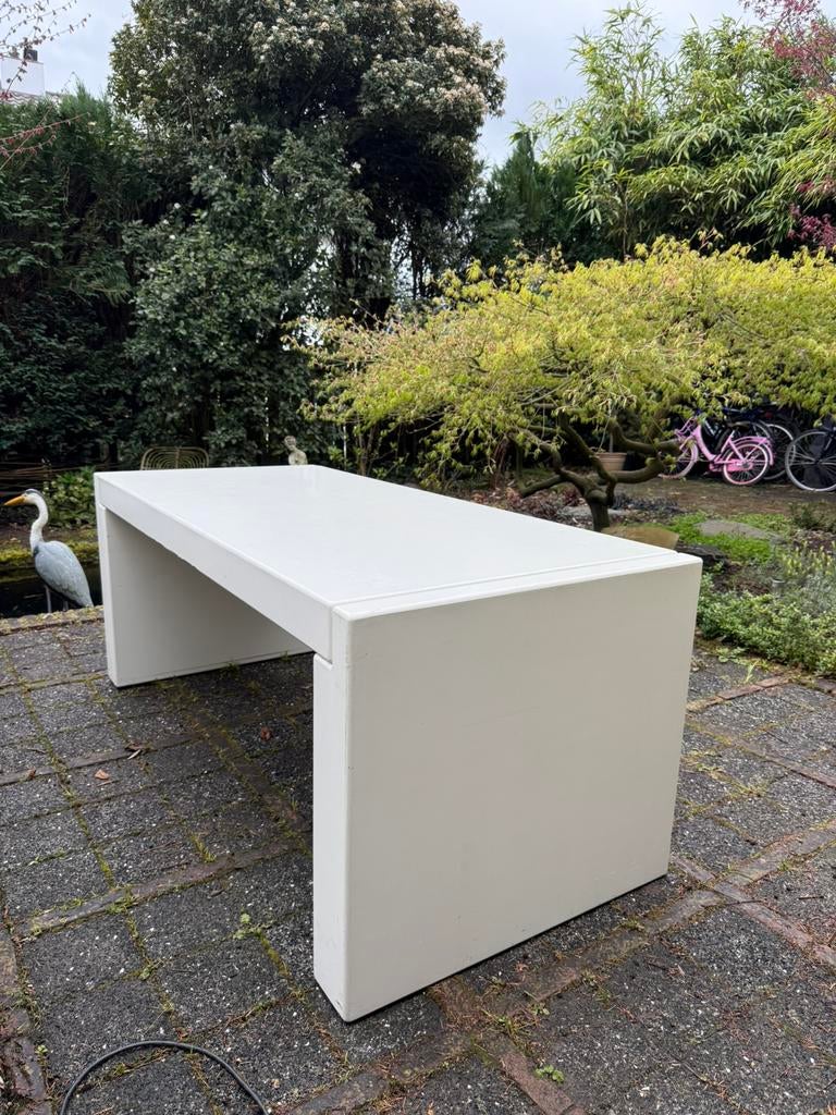 2 Vintage jaren 70 bureau’s (space Age) werktafel, Ophalen