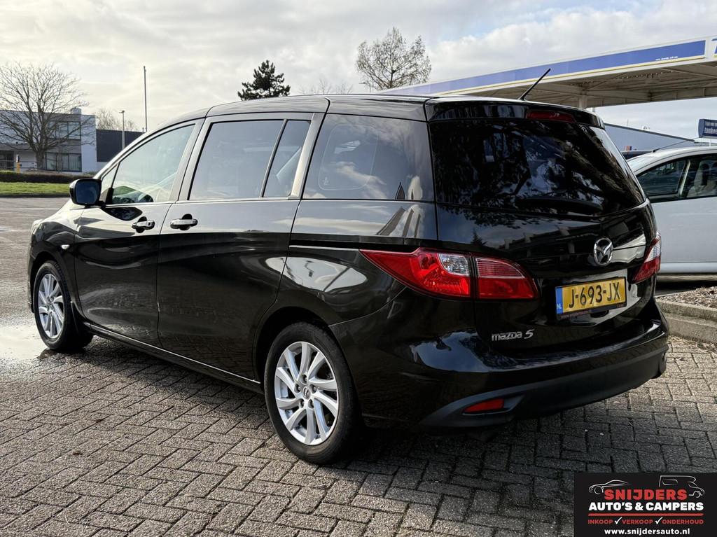 Mazda 5 1.8 TS+ 7 persoons met nieuwe apk, Auto's, Mazda, Voorwielaandrijving, Euro 5, Stof, Gebruikt