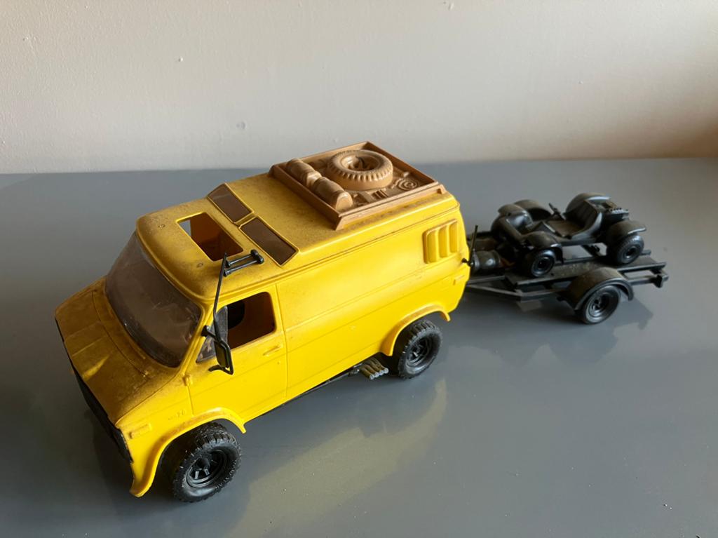Vintage bouwpakket offroad, Overige merken, Gebruikt, Auto, 1:32 tot 1:50