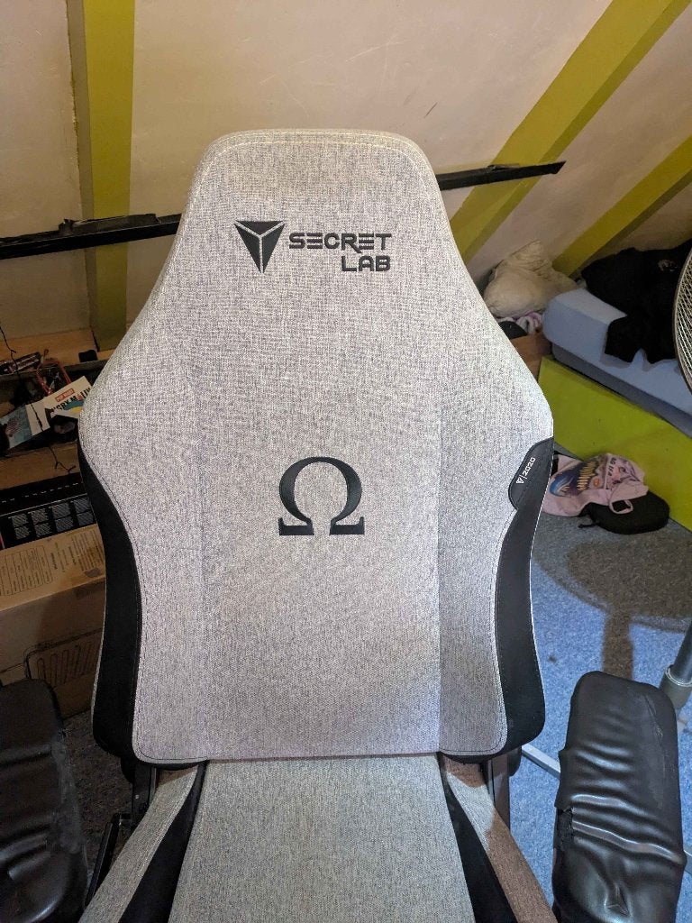 Secretlab TITAN 2020 SoftWeave Cookies & Cream Gamingstoel, Huis en Inrichting, Ophalen, Gebruikt, Grijs, Bureaustoel