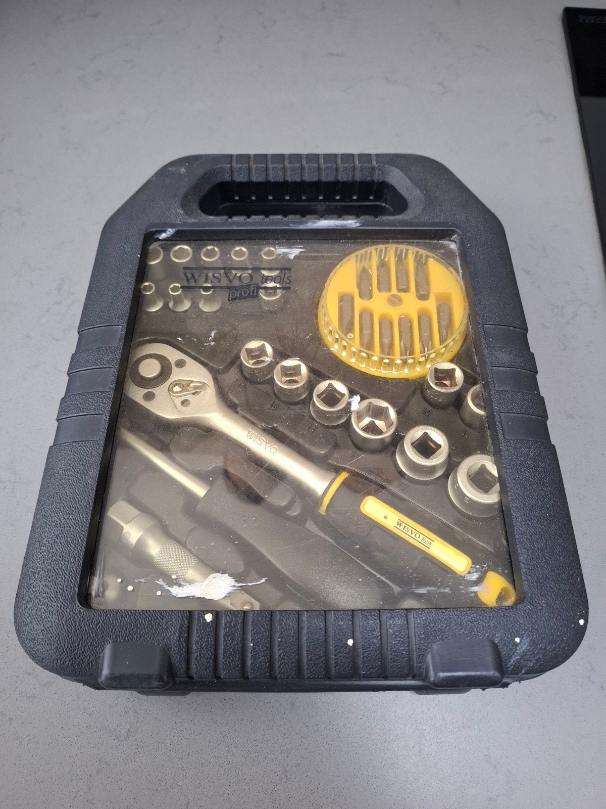Nieuw, WISVO Tools Profi Gereedschapsset met Ratel en Doppen, Ophalen of Verzenden, Gebruikt, Gereedschapsset, Overige merken