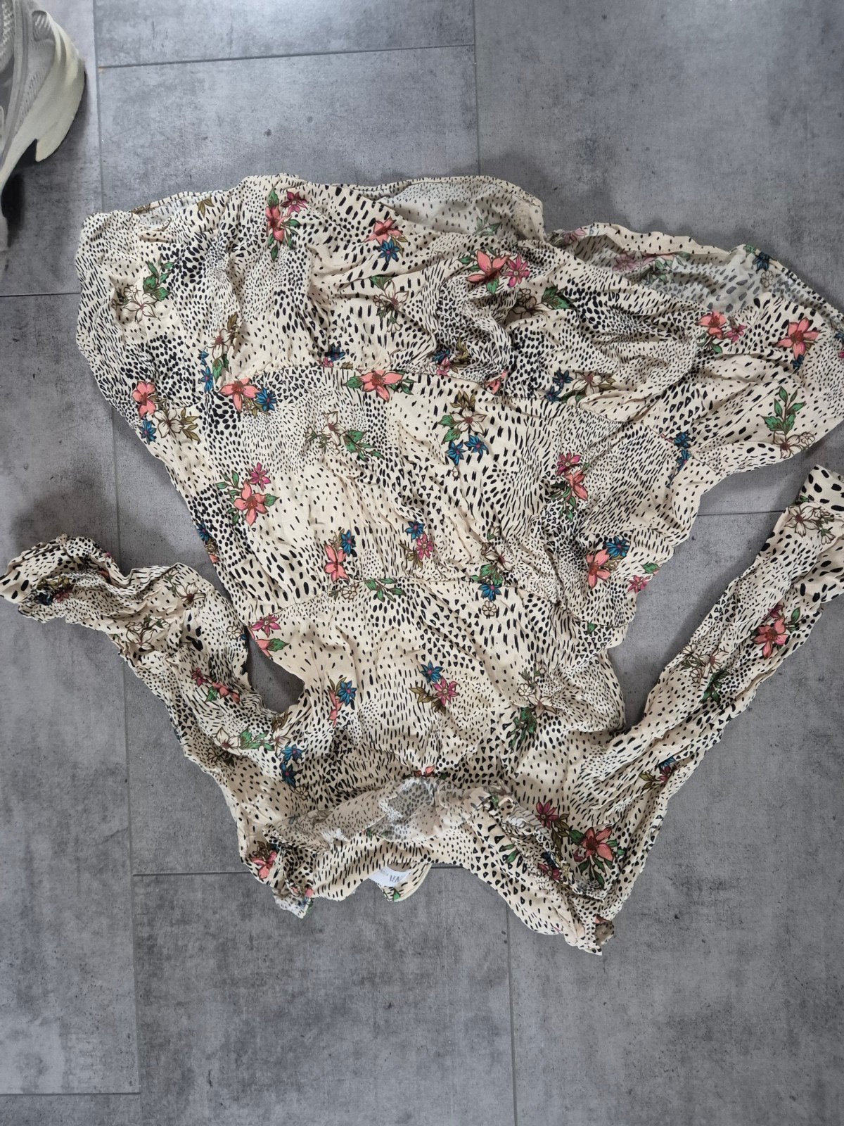 Jurk met Bloemen Maat 116, Meisje, Ophalen of Verzenden, Jurk of Rok, Zara Kids