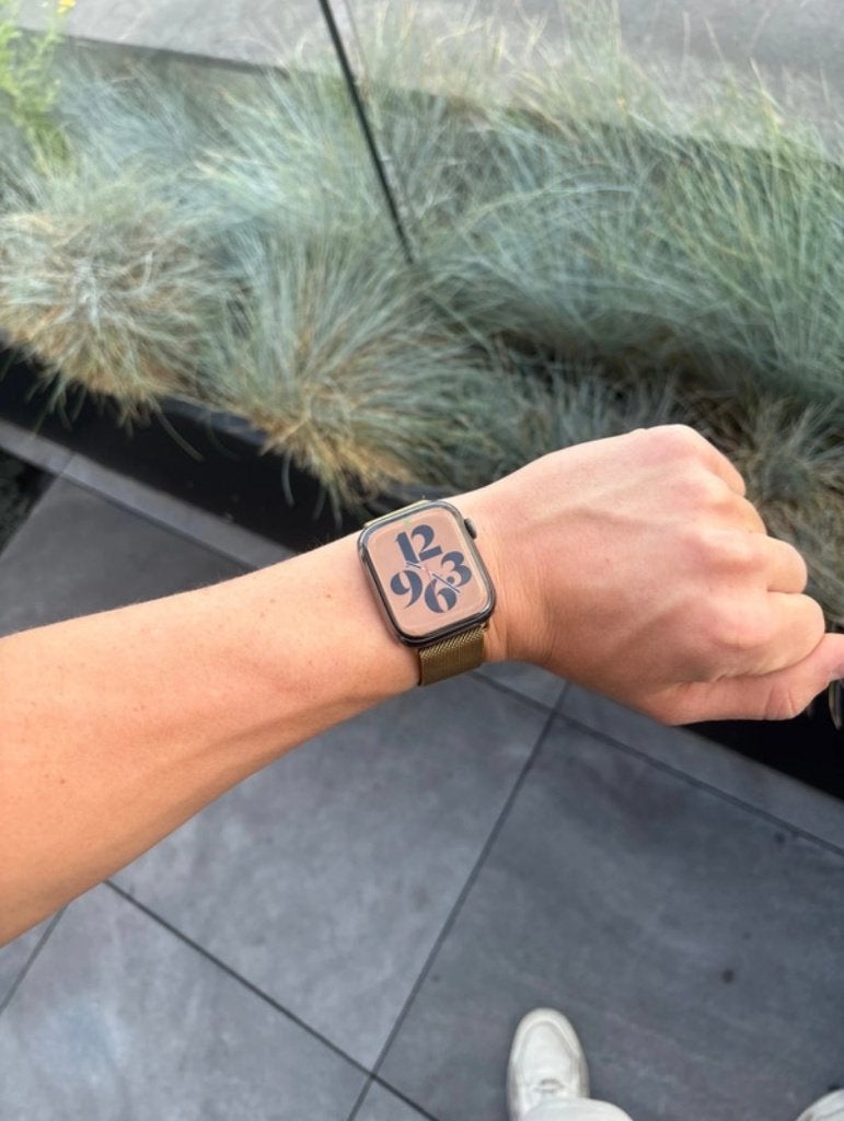 Apple Watch Series 7 stainless steel +cellular 45mm, Gebruikt, Apple Watch ⌚️, Zwart, IOS